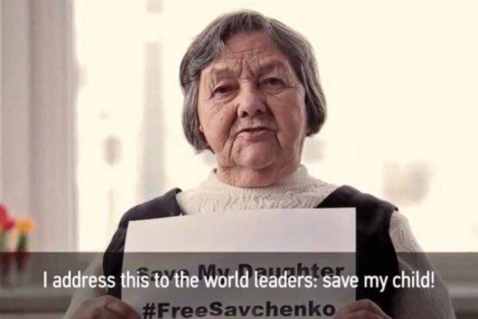 Звернення мами Надії Савченко пані Марії до світових лідерів: врятуйте мою дитину!