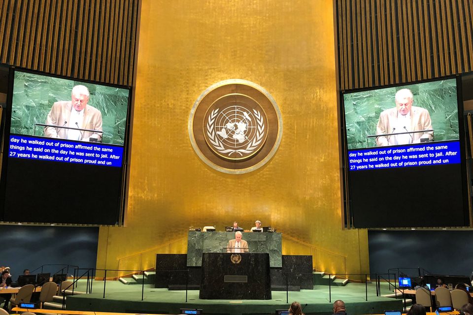 Постійний представник України при ООН виголосив промову на Саміті миру в пам'ять Нельсона Мандели  