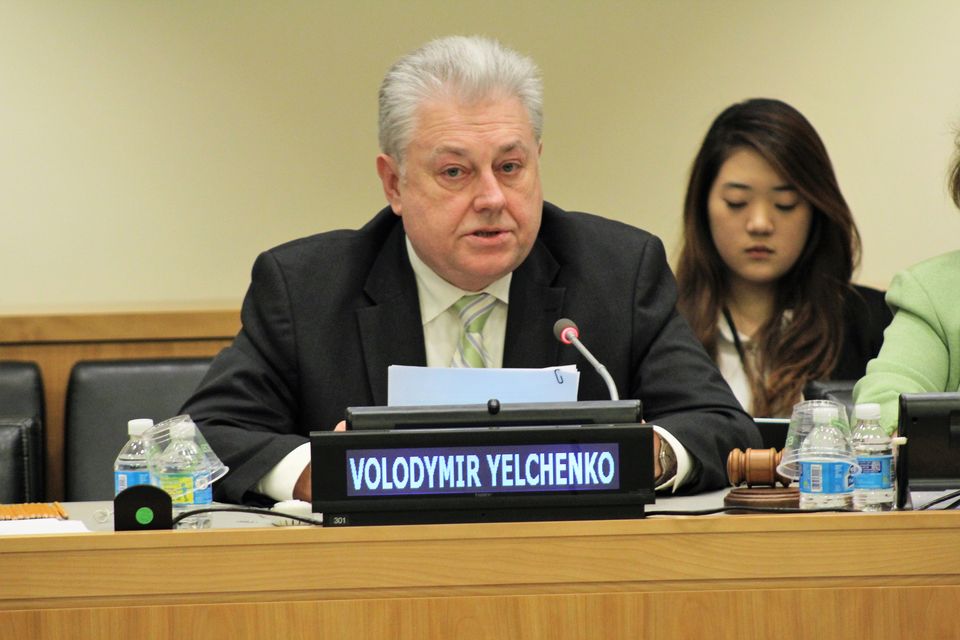 Виступ Володимира Єльченка на міжнародній конференції ООН "Здоров'я та довкілля"