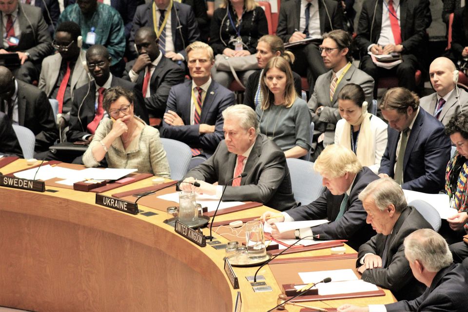 Виступ Постійного представника України при ООН В.Єльченка на міністерському засіданні РБ ООН щодо КНДР