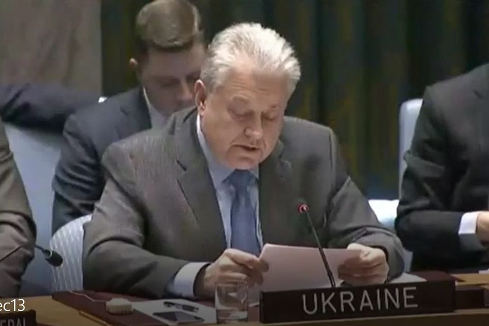 Виступ Володимира Єльченка на терміновому засіданні РБ ООН щодо ситуації в Сирії