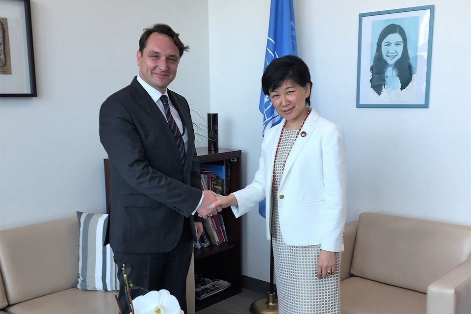 Директор Департаменту міжнародної безпеки МЗС України С.Шутенко зустрівся із заступником Генерального секретаря ООН І.Накаміцу 