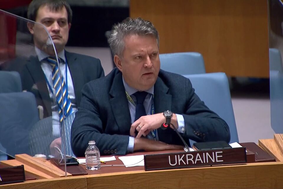 Виступ Постійного представника України при ООН Сергія Кислиці на засіданні РБ ООН з пункту порядку денного "Підтримання миру та безпеки України