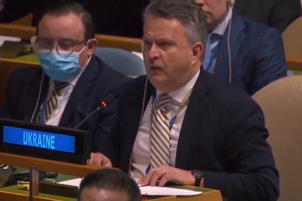 Statement of Permanent Representative of Ukraine to the UN Mr. Sergiy Kyslytsya at the 11-th UN General Assembly special session on the prevention of the putting to a vote of draft resolution L.3