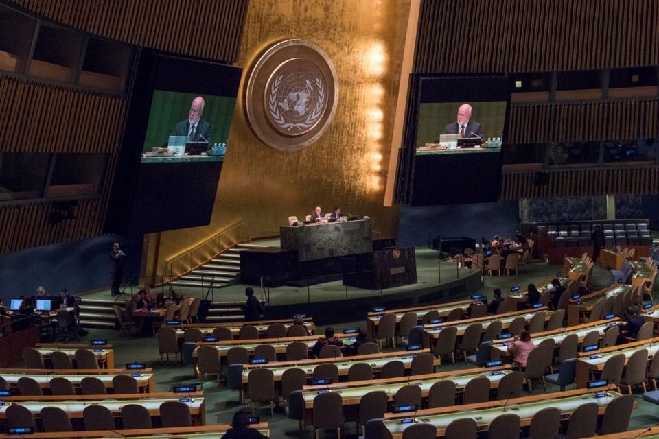 Виступ делегації України під час дебатів ГА ООН щодо роботи МКС