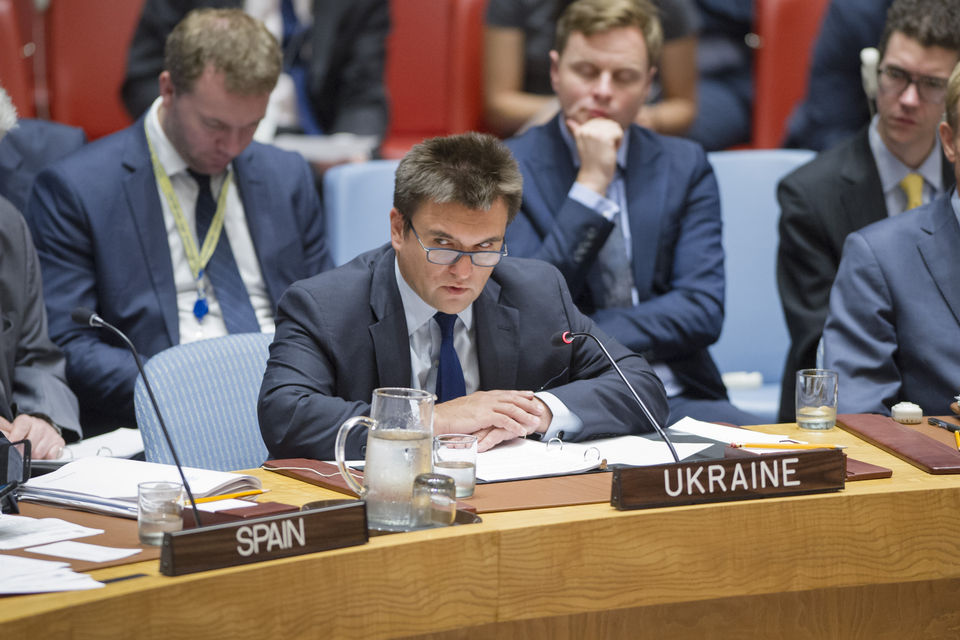 Виступ Міністра закордонних справ України Павла Клімкіна на міністерському засіданні Ради Безпеки ООН щодо авіаційної безпеки