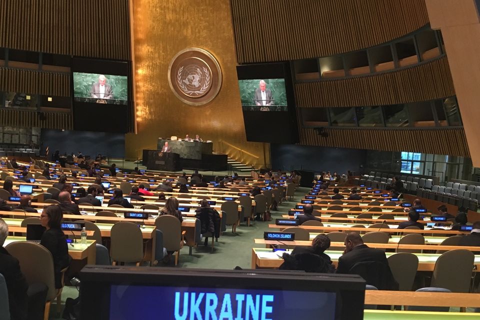 Виступ делегації України на пленарному засіданні ГА ООН щодо Конвенції ООН з морського права та сталого рибальства