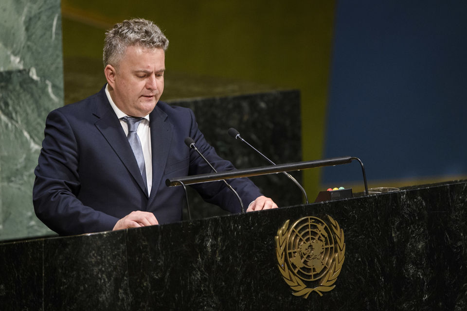 Statement by HE Mr. Sergiy Kyslytsya, Deputy Minister for Foreign Affairs of Ukraine, at the UNGA High Level Meeting on Peacebuilding and Sustaining Peace 