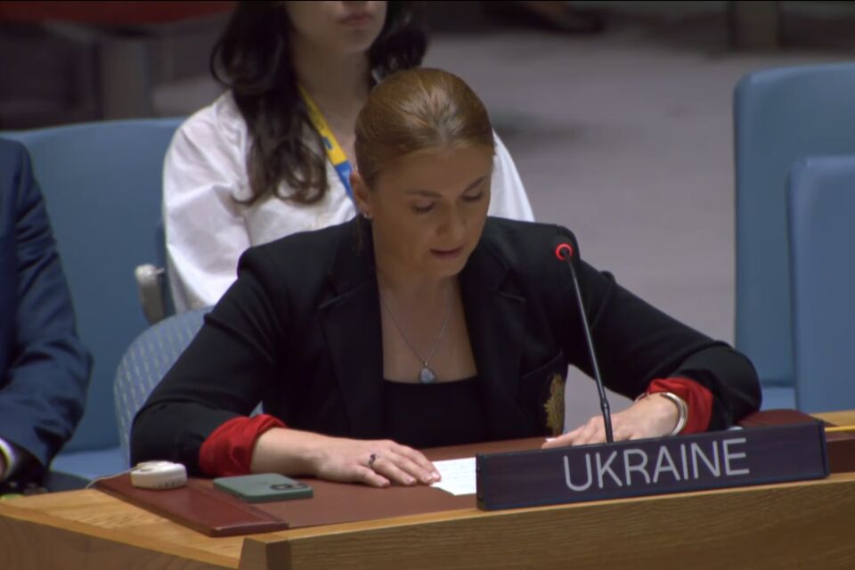Виступ Заступниці Постійного представника Христини Гайовишин на засіданні Ради Безпеки ООН 31 липня