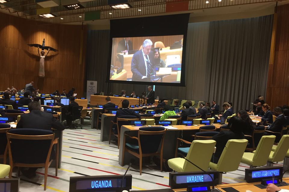 Виступ делегації України на засіданні високого рівня Генеральної Асамблеї ООН з нагоди Міжнародного дня за повну ліквідацію ядерної зброї
