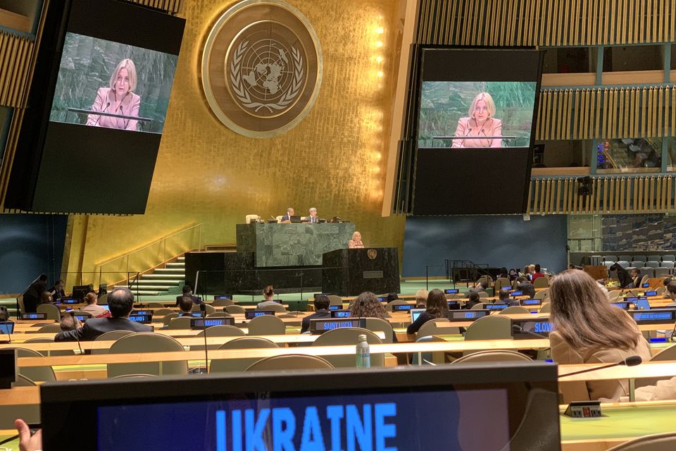 Виступ делегації України на пленарному засіданні ГА ООН щодо звіту Міжнародного суду ООН
