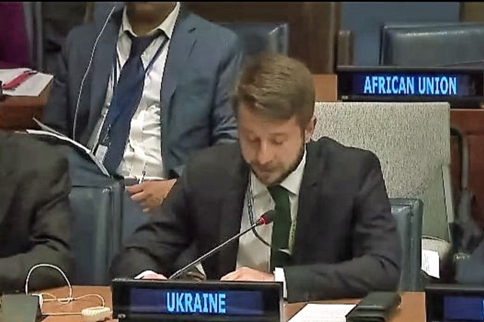Виступ делегації України на тематичних дебатах Першого комітету ГА ООН щодо звичайних видів озброєння